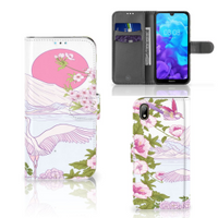 Huawei Y5 (2019) Telefoonhoesje met Pasjes Bird Standing - thumbnail