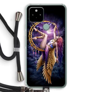 Aerial Angel: Pixel 5 Transparant Hoesje met koord