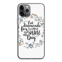 Diamonds: iPhone 11 Pro Transparant Hoesje