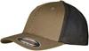 Flexfit FX6511RM Flexfit Trucker Recycled Mesh Cap - Olive/Black - S/M