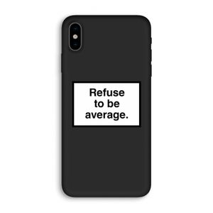 Refuse to be average: iPhone X Biologisch afbreekbaar hoesje