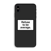 Refuse to be average: iPhone X Biologisch afbreekbaar hoesje