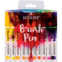 Talens markeerstiften Ecoline Brush Pen kleurenassorti 20 stuks