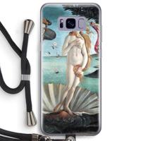 Birth Of Venus: Samsung Galaxy S8 Plus Transparant Hoesje met koord