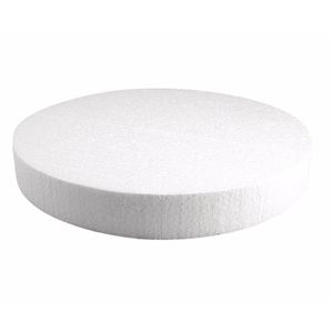 Bruidstaart maken piepschuim schijf 30 cm