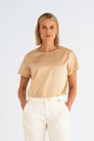 Maicazz Millo - Top Sp26.60.319 T-shirt Lange Mouw Gold