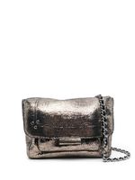 Jérôme Dreyfuss petit sac à bandoulière Lulu à effet lamé - Or Jérôme Dreyfuss petit sac à bandoulière Lulu à effet lamé - Or