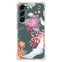 Samsung Galaxy S23 Plus Case Anti-shock Bird Flowers