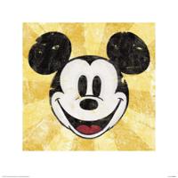 Kunstdruk Mickey Mouse Squeaky Chic 40x40cm Kunstdruk Mickey Mouse Squeaky Chic 40x40cm