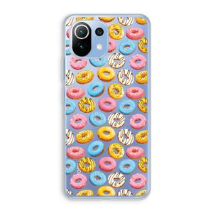 Pink donuts: Xiaomi Mi 11 Lite Transparant Hoesje