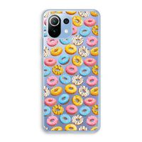 Pink donuts: Xiaomi Mi 11 Lite Transparant Hoesje