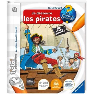 tiptoi, Interactief boek, Ik ontdek piraten, 4 jaar oud, 13099004, Ravensburger