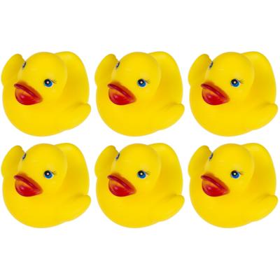 Duckiez badeendjes - 24x st - geel - 5,5 cm - badspeelgoed - Speelgoed - Badspeeltjes