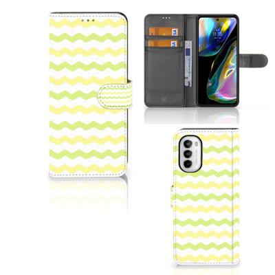 Motorola Moto G52 | Moto G82 | Telefoon Hoesje | Waves Yellow