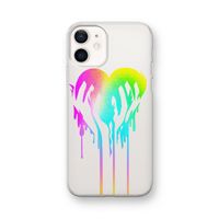 Hold My Heart: iPhone 12 mini Transparant Hoesje