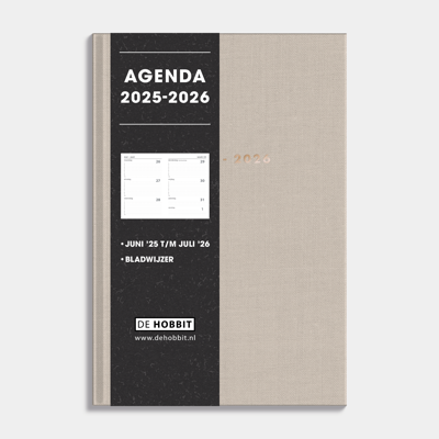 A5 Basic Agenda 2025-2026 Linnen