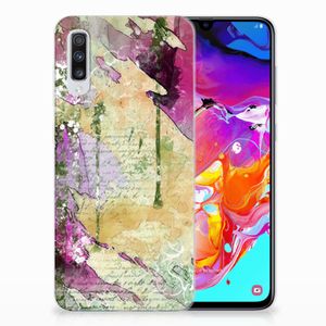 Hoesje maken Samsung Galaxy A70 Letter Painting