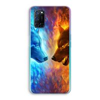 Fire & Ice: Oppo A92 Transparant Hoesje