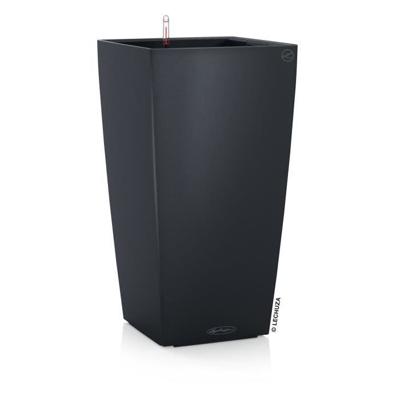 LECHUZA Jardiniere Cubico Kleur 40 ALL-IN-ONE Leisteen 13158 421429