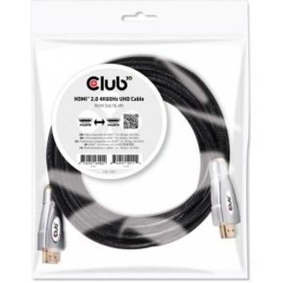 CLUB3D HDMI 2.0 4K60Hz UHD Kabel 5 meter