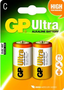 GP Batteries Ultra Alkaline C Wegwerpbatterij