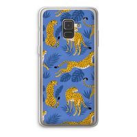 Luipaard: Samsung Galaxy A8 (2018) Transparant Hoesje Luipaard: Samsung Galaxy A8 (2018) Transparant Hoesje