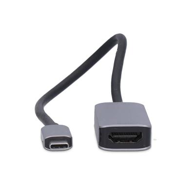 Nedis USB-C™ Adapter | USB 3.2 Gen 1 | USB-C™ Male | HDMI™ Output | 8K@60Hz | 0.20 m | Rond | Vernikkeld | PVC | Zwart | Doos - CCGB64660BK02