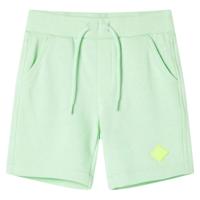 VidaXL Kindershorts met trekkoord 128 felgroen