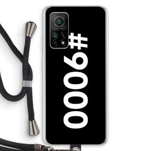 #9000: Xiaomi Mi 10T 5G Transparant Hoesje met koord