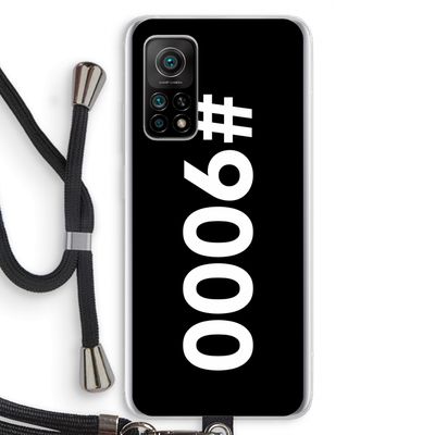 #9000: Xiaomi Mi 10T 5G Transparant Hoesje met koord