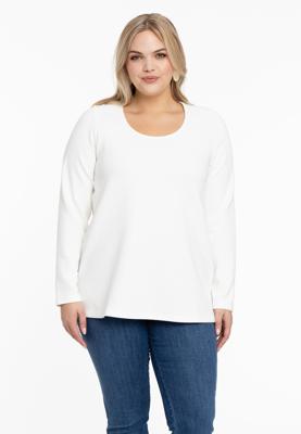 Yoek Shirt A-lijn | Beige | Maat 42/44
