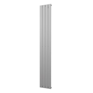 Designradiator Plieger Cavallino Retto Enkel 666 Watt Middenaansluiting 200x29,8 cm Pearl Grey