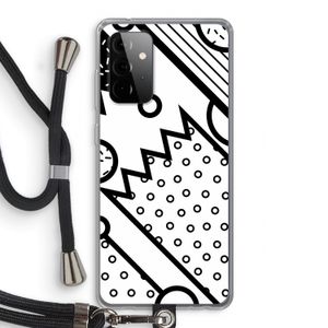 Pop Art #4: Samsung Galaxy A72 5G Transparant Hoesje met koord