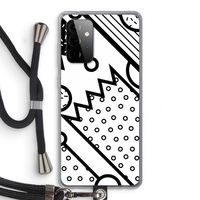 Pop Art #4: Samsung Galaxy A72 5G Transparant Hoesje met koord