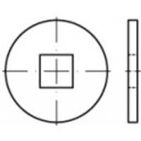 Onderlegring 6.6 mm 22 mm Staal Galvanisch verzinkt 100 stuk(s) TOOLCRAFT 107033