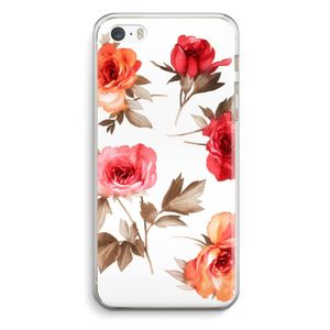 Roosjes: iPhone 5 / 5S / SE Transparant Hoesje