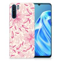 OPPO A91 | TPU Case | Pink Flowers