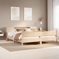 Bedframe zonder matras massief grenenhout 180x200 cm