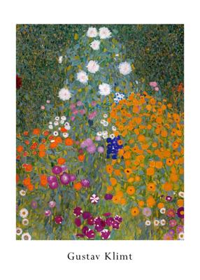 Kunstdruk Gustav Klimt - Bauerngarten 50x70cm
