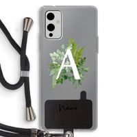 Green Brush: OnePlus 9 Transparant Hoesje met koord