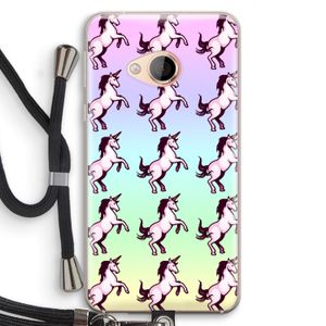 Musketon Unicorn: HTC U Play Transparant Hoesje met koord