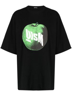 Undercoverism t-shirt en coton à imprimé Apple - Noir