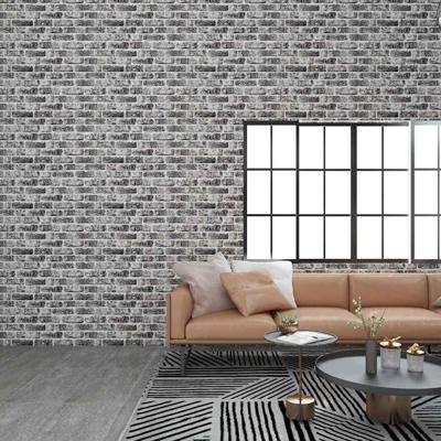 11 st Wandpanelen 3D donkergrijze baksteen EPS