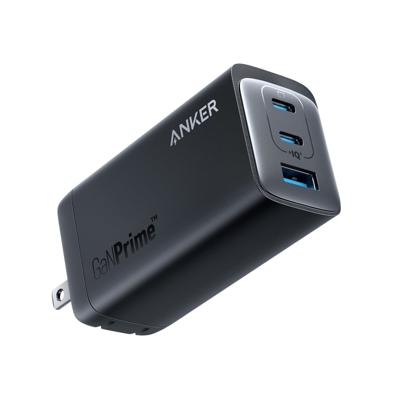 Anker737 GaN III 3-Port 120W Charger 2*C(100W)+1*A(22.5W) Oplader Zwart