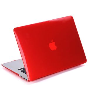 Lunso MacBook Air 13 inch (2010-2017) cover hoes - case - Glanzend Rood