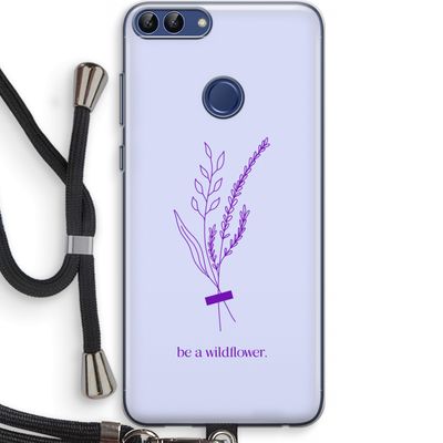 Be a wildflower: Huawei P Smart (2018) Transparant Hoesje met koord