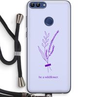 Be a wildflower: Huawei P Smart (2018) Transparant Hoesje met koord