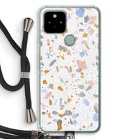 Terrazzo N°8: Pixel 5 Transparant Hoesje met koord