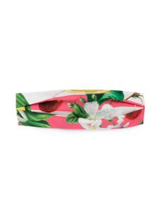 Dolce & Gabbana Kids bandeau à fleurs - Rose