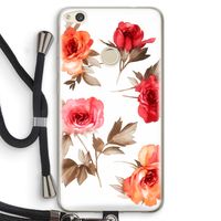 Roosjes: Huawei Ascend P8 Lite (2017) Transparant Hoesje met koord